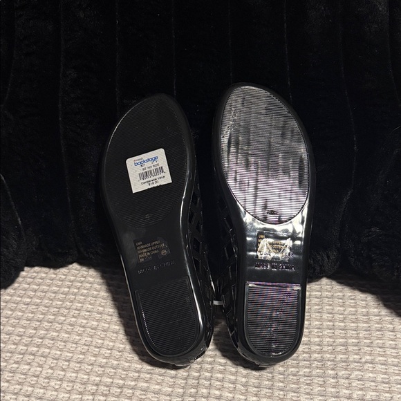 Black Women’s Lattice Jelly Pop Rubber - Picture 4 of 5